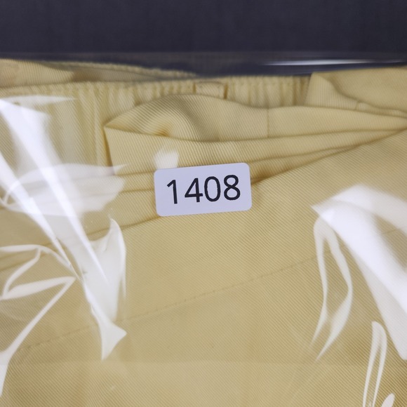 Loft Shorts Womens Size 2 High Rise Lyocell Yellow Bermuda Old Money - Picture 9 of 9